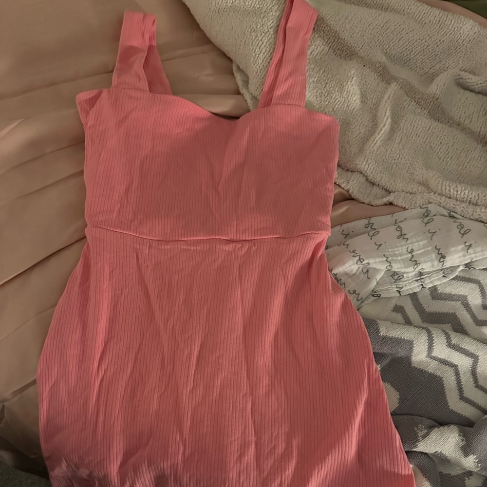 NWOT Pink by Victoria secret size small pink dress has shorts inside